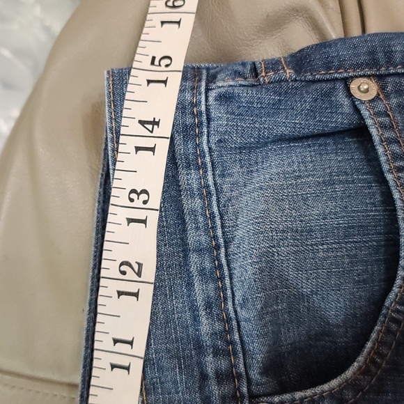 London Jean Womens Button Fly Jeans Pockets Sz 6 EUC - Picture 10 of 12